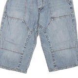 JACK&JONES Mens Shorts Blue Casual L W36 Cotton Blend Relaxed Fit Summer