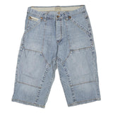 JACK&JONES Mens Shorts Blue Casual L W36 Cotton Blend Relaxed Fit Summer