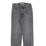 LEVI'S Womens Regular Blue Denim Light Jeans W24 L28 Classic Button Fly