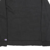 CHAMPION Mens Black Cotton Blend Crew Neck M Sweatshirt Pullover Logo