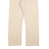 LEVI'S 501 Mens Jeans Beige Regular Straight Denim W36 L29 Classic Button Fly