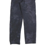 CARHARTT Womens Regular Fit Straight Leg Denim Rinse W24 L28 Cotton Blend Zip