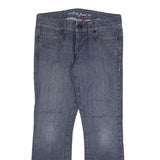 GUESS Womens Blue Regular Straight Denim W30 L30 Cotton Blend Zip Comfortable