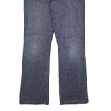 GUESS Womens Blue Regular Straight Denim W30 L30 Cotton Blend Zip Comfortable