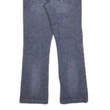 GUESS Womens Blue Regular Straight Denim W30 L30 Cotton Blend Zip Comfortable