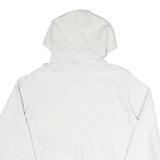 CHAMPION REVERSE WEAVE Mens White Hoodie S Classic Logo Pullover Cotton Blend