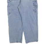 CARHARTT Mens Jeans Blue Loose Straight Denim Medium W40 L28 Workwear Zip