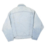 LEVI'S Mens Blue Cotton Blend Denim Jacket XL Button Regular Fit Casual