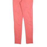 LEVI'S Womens Slim Pink Jeans Cotton Blend W26 L30 Comfort Stretch Casual