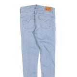 LEVI'S 710 Womens Jeans Blue Slim Skinny Denim Light W26 L27 Stretch Cotton