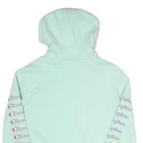 CHAMPION Womens Mint Green Hoodie M Cotton Blend Pullover M Fit Casual