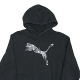 PUMA Mens Black Camouflage Logo Pullover Hoodie M Casual Sportswear