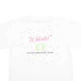 ONEITA Mens White Physicians Weight Loss Centre Graphic T-Shirt XL Short Sleeve
