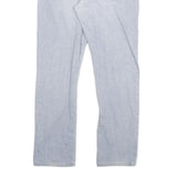 CARHARTT Mens Slim Light Blue Denim Jeans W34 L29 Casual Cotton Blend Zip