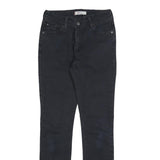 LEVI'S 471 Womens Jeans Black Slim Skinny Denim W26 L31 Stylish Zip Fastening