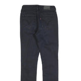 LEVI'S 471 Womens Jeans Black Slim Skinny Denim W26 L31 Stylish Zip Fastening