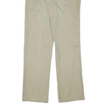 DICKIES Mens Cotton Blend Beige Slim Straight Trousers W30 L32 Workwear Zip