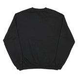 CHAMPION Mens Black Crew Neck M Cotton Blend Sweatshirt Pullover 7ACRES Logo