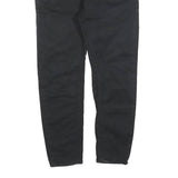 MELTIN POT Womens Polyester Blend Black Slim Straight Trousers W28 L22 Stylish