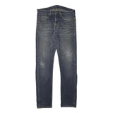 LEVI'S Mens Jeans Blue Regular Straight Denim Medium W32 L33 Classic Zip Closure