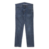 LEVI'S 511 Mens Slim Skinny Denim Medium Blue Cotton Blend W31 L30 Zip Jeans