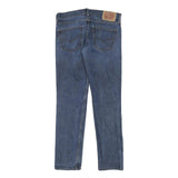 LEVI'S 511 Mens Slim Skinny Denim Medium Blue Cotton Blend W31 L30 Zip Jeans