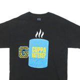 WWE Mens Black Cuppa Haters Graphic T-Shirt M Short Sleeve Crew Neck Cotton