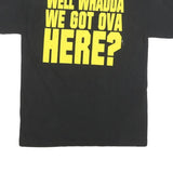 WWE Mens Black Cuppa Haters Graphic T-Shirt M Short Sleeve Crew Neck Cotton