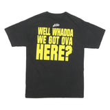 WWE Mens Black Cuppa Haters Graphic T-Shirt M Short Sleeve Crew Neck Cotton