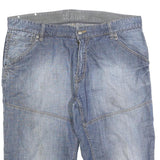 S OLIVER Mens Denim Shorts Blue Casual 2XL W40 Cotton Blend Comfortable Fit