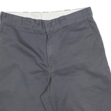 DICKIES Mens Shorts Grey Casual Regular L W36 Workwear Cotton Blend