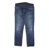 LEVI'S 511 Mens Jeans Blue Slim Slim Fit Denim Medium W34 L29 Zip