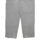 CARHARTT Mens Relaxed Grey Denim Jeans W40 L30 Workwear Zip Closure