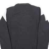REEBOK Mens Black & White Zip Jacket XS Polyester Blend Colourblock Sportswear