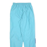 Mens Joggers Blue & White Relaxed Tapered S W26 L32 Polyester Blend Sports