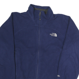 THE NORTH FACE Mens Blue Classic Jacket M Polyester Plain Zip Up Outdoor