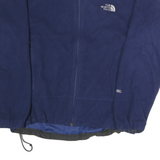 THE NORTH FACE Mens Blue Classic Jacket M Polyester Plain Zip Up Outdoor