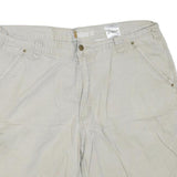 CARHARTT Mens Shorts Beige Casual Relaxed Fit L W38 Durable Workwear
