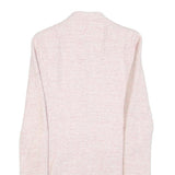 ZARA BASIC Womens Pink Jacket S Polyester Blend Plain Button Closure