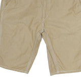Mens Beige Casual Cotton Shorts M W34 Stylish Regular Fit Comfortable