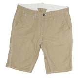 Mens Beige Casual Cotton Shorts M W34 Stylish Regular Fit Comfortable