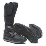 LEVI'S Womens Leather Strap High Boots Black UK 4.5 Stylish Comfortable Fashion