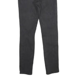 LEVI'S 711 Skinny Womens Jeans Black Slim Denim W28 L30 Distressed Cotton Blend