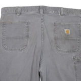 CARHARTT Mens Shorts Grey Casual Relaxed Fit L W38 Workwear Utility Cotton Blend