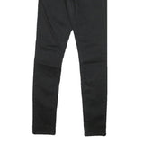 LEVI'S Womens Black Slim Skinny Denim Jeans Cotton Blend Zip W24 L30 Classic Fit