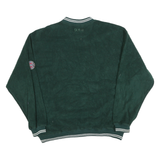 SDI Mens Green Plain Pullover Jumper Crew Neck Basic Knit L Casual Wear
