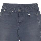 DICKIES Mens Shorts Blue Cargo Cotton Blend L W36 Workwear Relaxed Fit