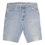 WRANGLER Mens Denim Blue Casual Shorts XL W40 Classic Fit Button Closure