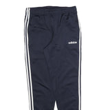 ADIDAS Mens Joggers Navy Blue & White Slim Tapered M W30 L30 Three Stripe