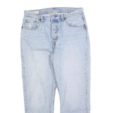 LEVI'S 501 Big E Womens Jeans Regular Straight Denim Light W29 L26 Button Fly